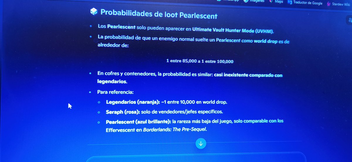 Drawzosward's tweet image. MI PRIMERA PEARLESCENT!!! 🤩 #Borderlands