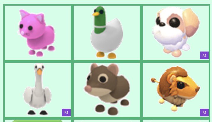 looking to trade royale high diamonds (rhd) or halo(s) for the pets in the picture i’m lf!

- NGF (proofs pinned) or use MM/MW
- click my pfp and see what halos i have in stock
- 5.4 mil in stock
- i use ratio 1:30k
- no im not overpaying 
- potions/neons don’t matters