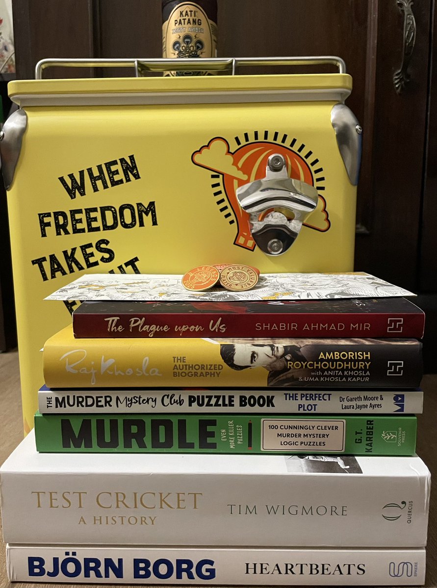 indranath's tweet image. Champions! 🏆 After 6 months of grueling rounds and obscure trivia, we’ve officially taken home the Kati Patang Quiz League 2025! Huge shoutout to the team Bold Man United.
Getting the MVP award was slightly awkward in a team sport but I am not complaining.