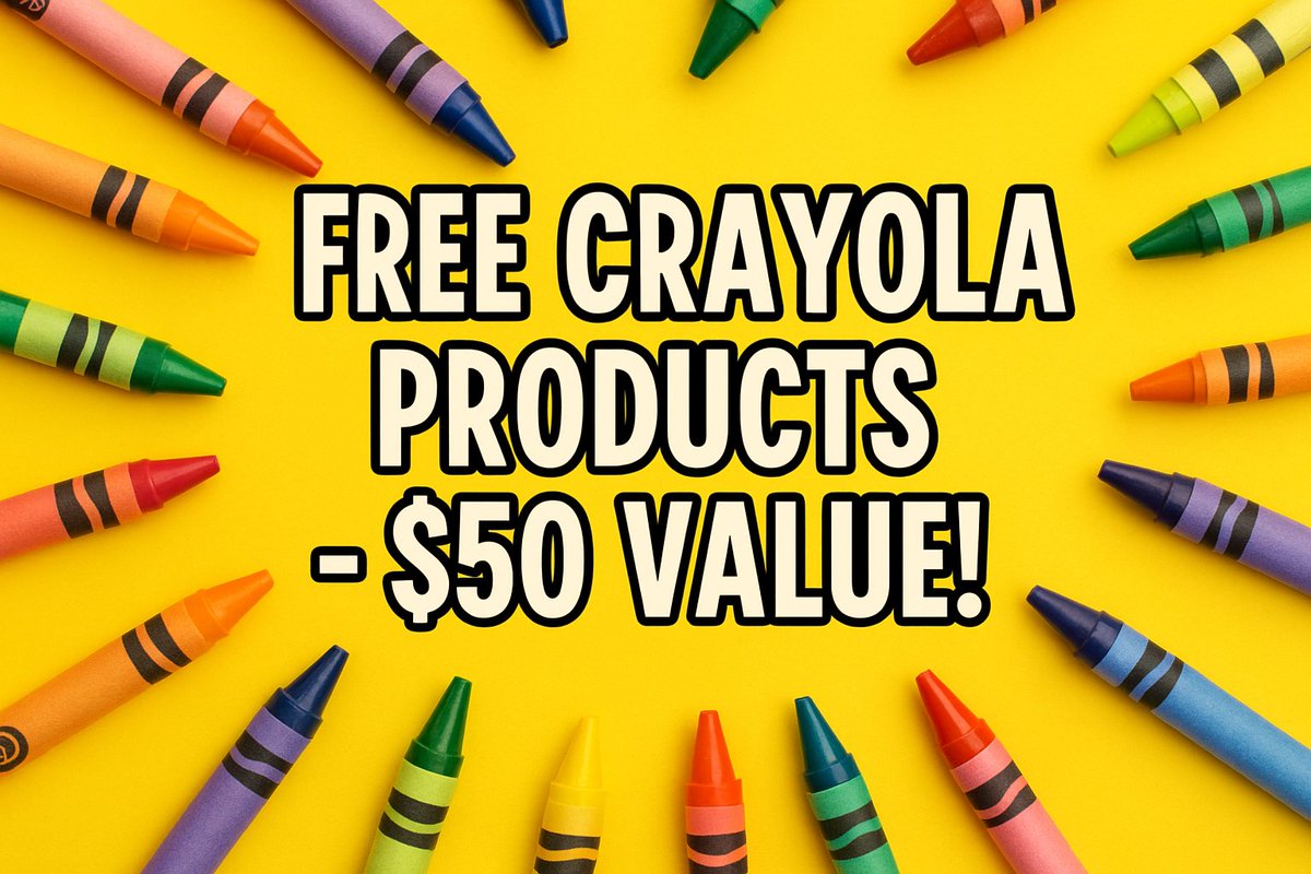 ►► #Free #Crayola PRODUCTS - $50 VALUE! ►► is.gd/mCjY3L ►► #Christmas #Crayons #FreeAfterRebate #FREEbate #Freebie #Freebies
