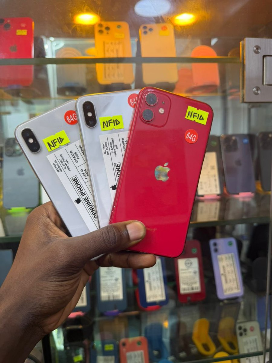 📌 available in stock📌

iPhone X No face ID 64GB
₦100k

iPhone 11 No face ID 64GB
₦190k

Send us a DM to make your purchase, we do nationwide deliveries as well too 🚚