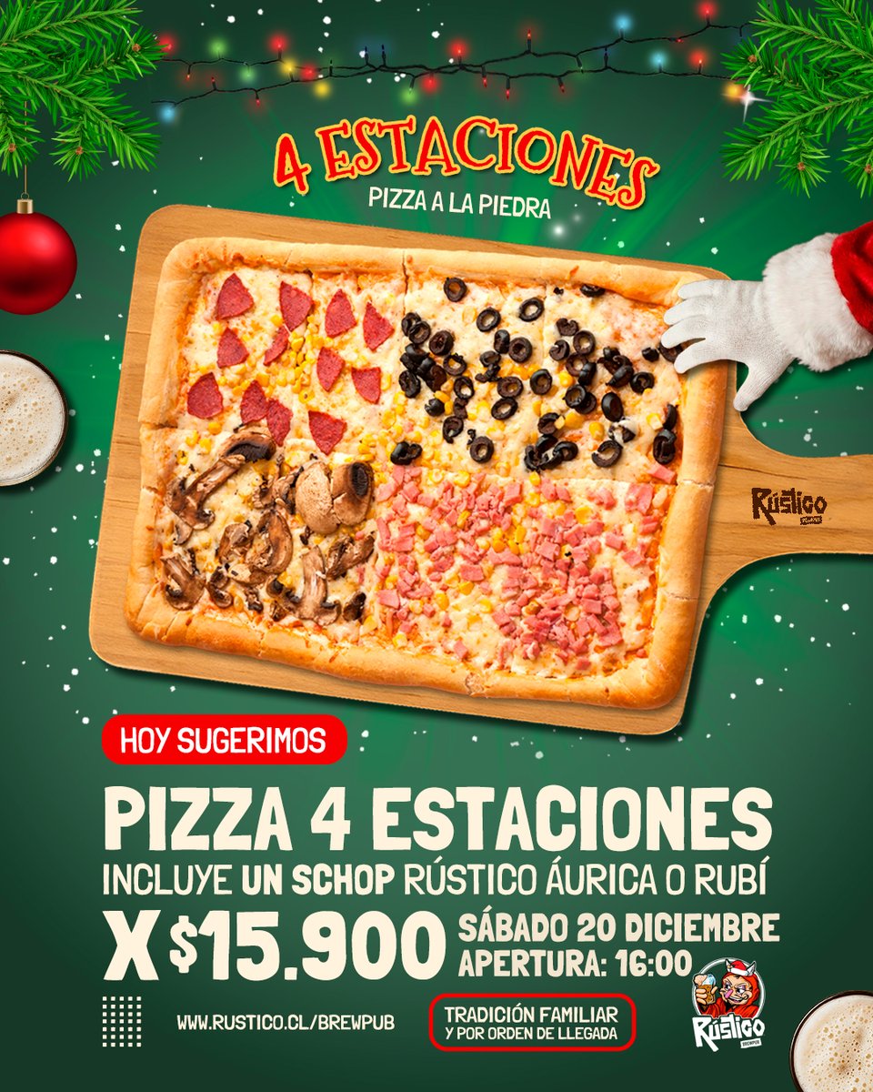 RusticoBrewPub's tweet image. 🎄 Navidad en el Rústico: Ofertas que reúnen 🎄

Esta temporada, ven a celebrar con lo que realmente importa: buena compañía, risas sinceras… y sabores inolvidables