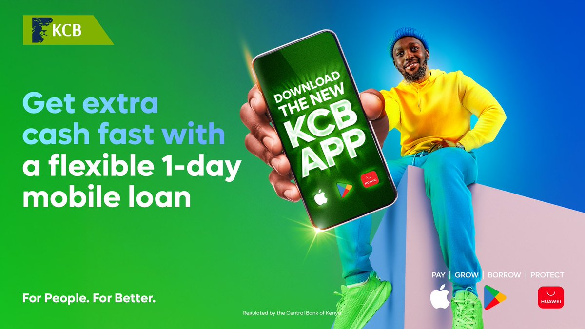 Marknoldmogere's tweet photo. Wasee it's through the #NewKCBApp nmepata kaloan ya kunifikisha ocha🤗,
Unajiwekea repayment tenure nahakuna hidden charges. Iko for KCB customers wako mobile banking zaidi ya miezi 6. Download the new KCB App to access KCB Mobile Loans instantly. #ForPeopleForBetter @KCBInKenya https://t.co/AXOd412KGI