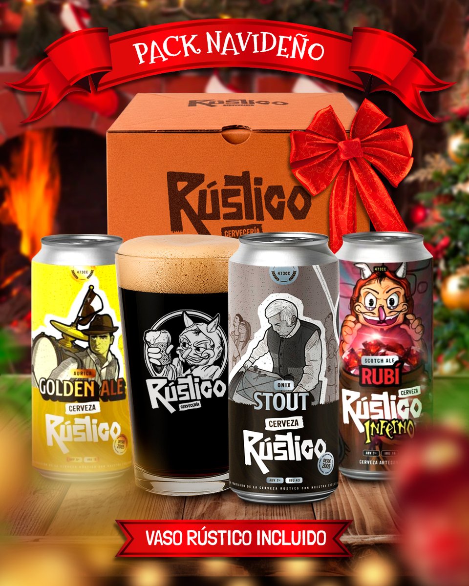 RusticoBrewPub's tweet image. 🎄 Esta temporada, ven a celebrar con lo que realmente importa: buena compañía, risas sinceras… y sabores inolvidable🎄