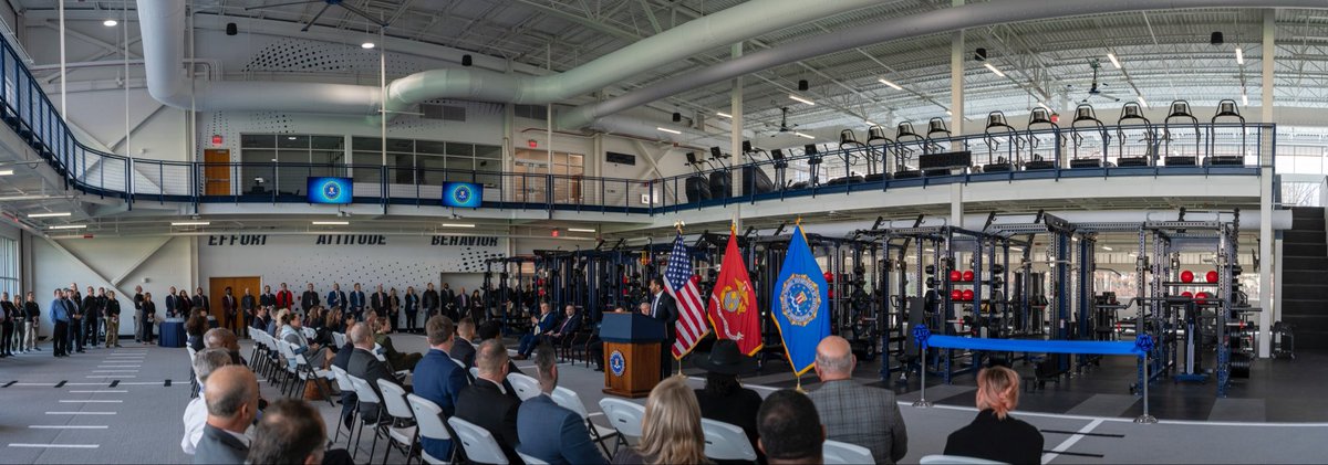 FBIDirectorKash's tweet image. Grand opening for the FBI’s High Performance Training Center at Quantico. This next-gen training space is built for the realities our agents and staff face daily: elite conditioning, modern recovery, and mission-ready performance. Our people deserve the best tools to defend the…