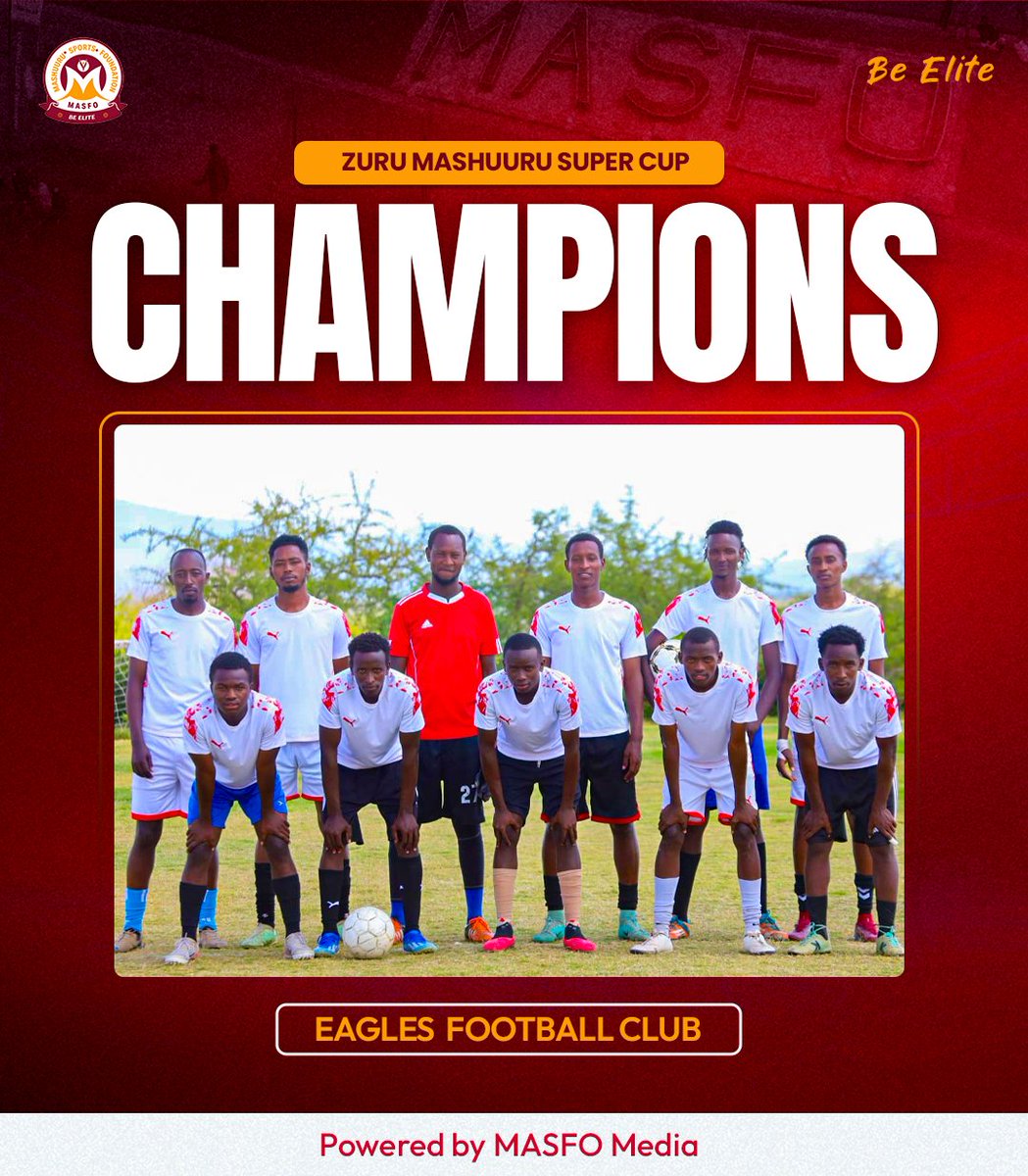MashuuruComplex's tweet photo. Victory earned. Excellence displayed.
Eagles FC crowned as  Zuru Mashuuru Super Cup champions after a thrilling showcase of elite performance and competitive spirit.
#ZuruMashuuruSuperCup #MASFO #BeElite https://t.co/Ndh1kfIrHn