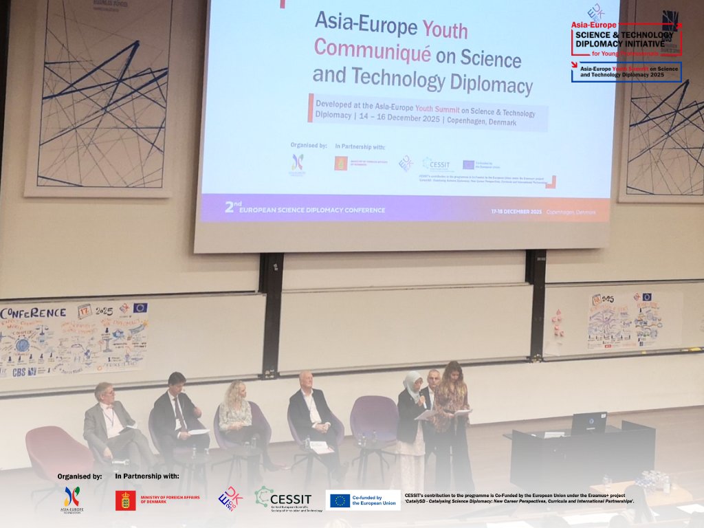 aseforg's tweet photo. That is a wrap! On 18 December, our Education Department @asefedu concluded the Asia-Europe Youth Summit on Science and Technology Diplomacy 2025. Learn more and read the final Youth Communique for yourself here: https://t.co/RrFkuRV85X
#ASEF #ASEFEdu #ASEFSciTech #EUSciDip2025 https://t.co/DFm073oo16