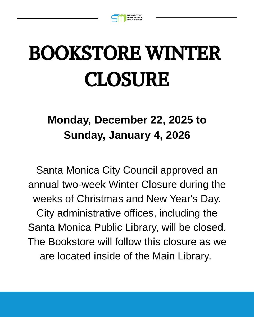 Friends of the Santa Monica Public Library tweet media