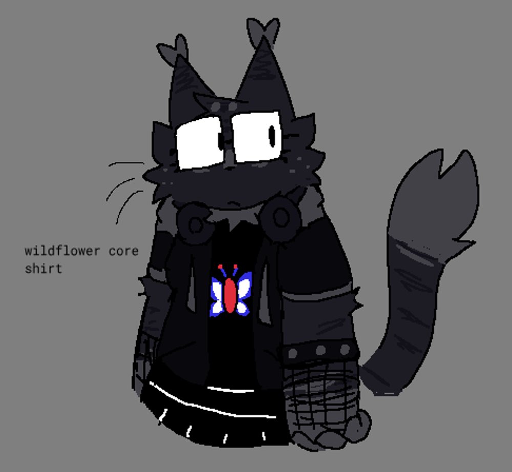 oomf wanted to be drawn as a kitty cat so i drew her as a kitty