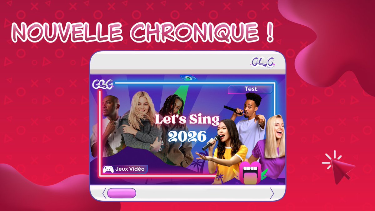 GeeksByGirls's tweet image. Le #Jeu #LetsSing2026 est un plaisir à jouer &amp;amp; partager ✨
Un #PartyGame plein de chansons pour tous les goûts, parfait pour chanter en famille ou amis !

Notre avis 👉🏻 geeksbygirls.com/lets-sing-2026/

❤ @NoxyNailos @PLAION_FR #JeuxVidéo #Gaming #GamingNews #GamingReview #LetsSing #GBG