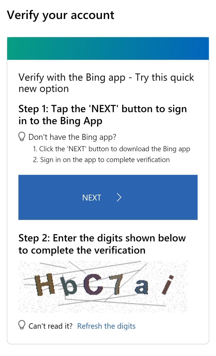 97resurekt's tweet photo. @RewardsSupport I need help redeeming my gift card.  Where do I enter these "digits"? No text box, no nothing on the page. Scanned the qr code on my PC and took me to the rewards dashboard so I'm already signed in on the Bing app. https://t.co/yQKYzwTH0j