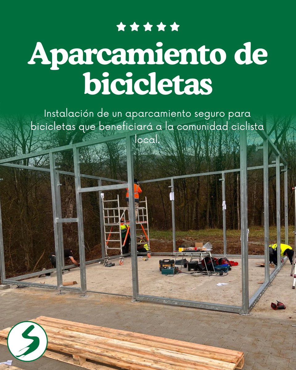 semabprojects's tweet image. Esta semana hemos estado trabajando en el aparcamiento de seguridad de bicicletas en Sant Joan de les Abadesses (Girona), con un diseño tubular con una combinación de colores dando así un toque más personalizado al aparcamiento.

#bicicletas #bicycle #secureparkingbicycle