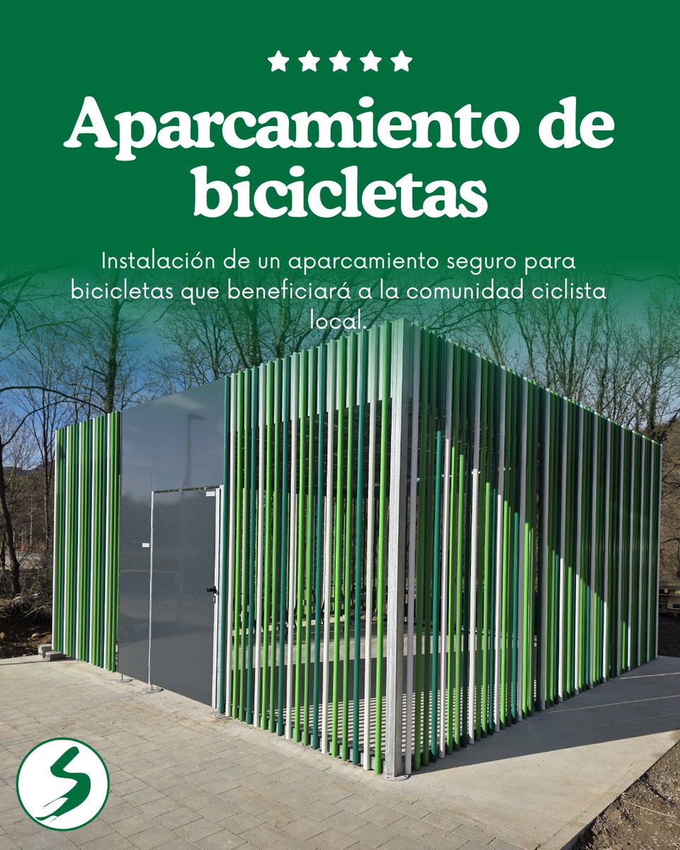 semabprojects's tweet image. Esta semana hemos estado trabajando en el aparcamiento de seguridad de bicicletas en Sant Joan de les Abadesses (Girona), con un diseño tubular con una combinación de colores dando así un toque más personalizado al aparcamiento.

#bicicletas #bicycle #secureparkingbicycle