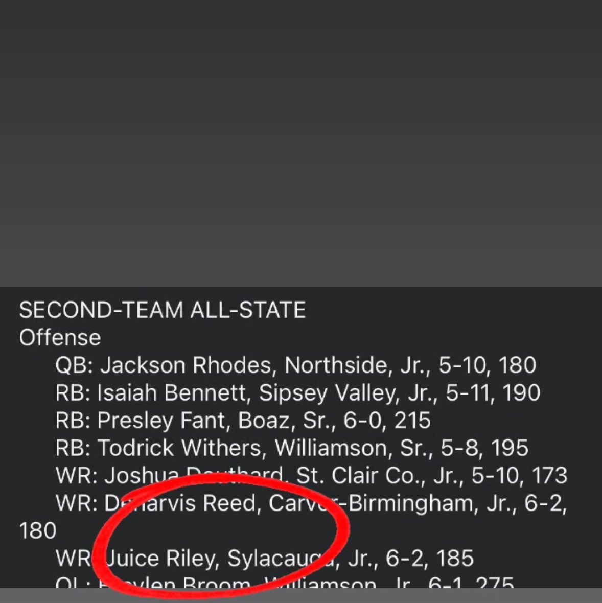 DeArian ”Juice” Riley tweet media