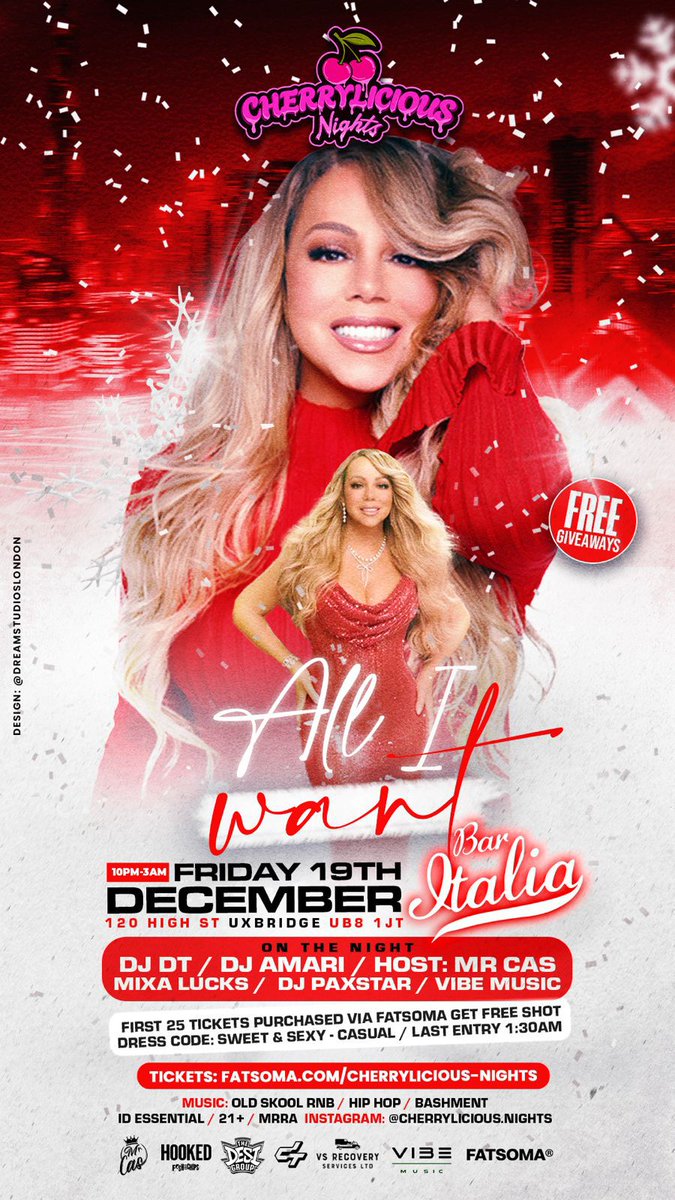 Another flyer cooked up for our clients Cherrylicious 🍒🎄