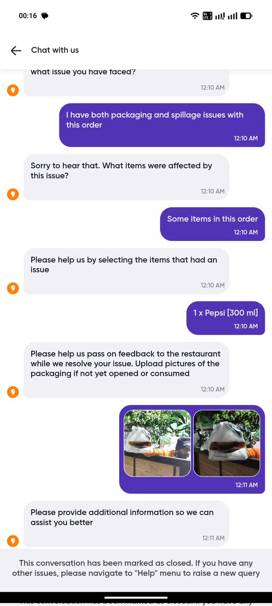yashwin006's tweet photo. Wow Swiggy, best response for a ONE Customer and 6rs refund for a 51 rs order ?? And the audacity to say the package is the restaurant's responsibility?? Next what, we take bags to restaurant and get food and pay you ? #boycottswiggy @Swiggy @SwiggyInstamart https://t.co/02tGMhIVuq