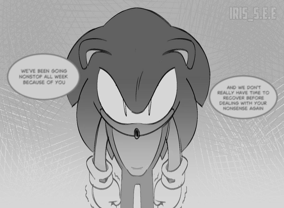 Anger | A comic about "what if" Sonic losses control? After all, he's been dealing with Eggman for so long...

#SonicTheHedgehog #sonadow