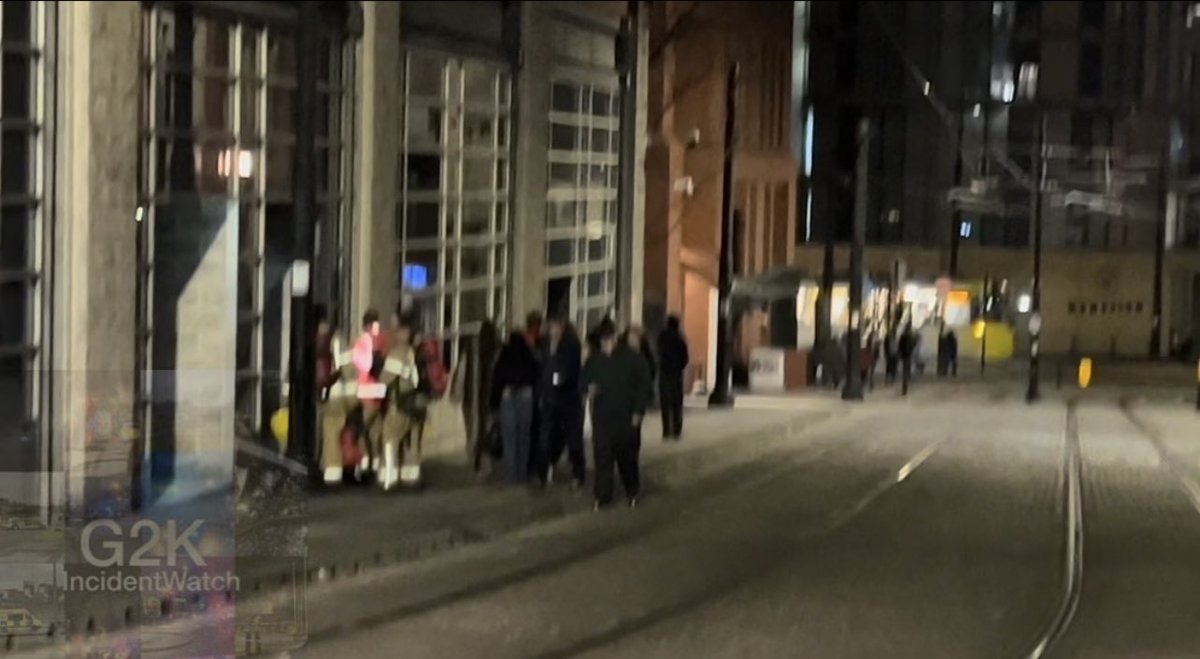 18:00 - Fire crews and paramedics are responding to a call near to #ManchesterArndale centre, with unconfirmed reports suggesting they have been called to the #TenPin #Manchester #Printworks.  Footage from this incident can be found on our YouTube channel