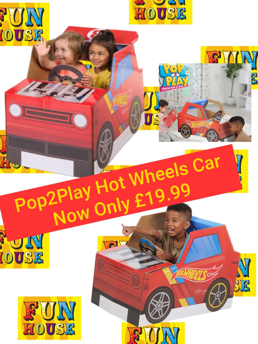 FunhouseShop's tweet image. Pop2Play Hot Wheels Car
Now only £19.99
