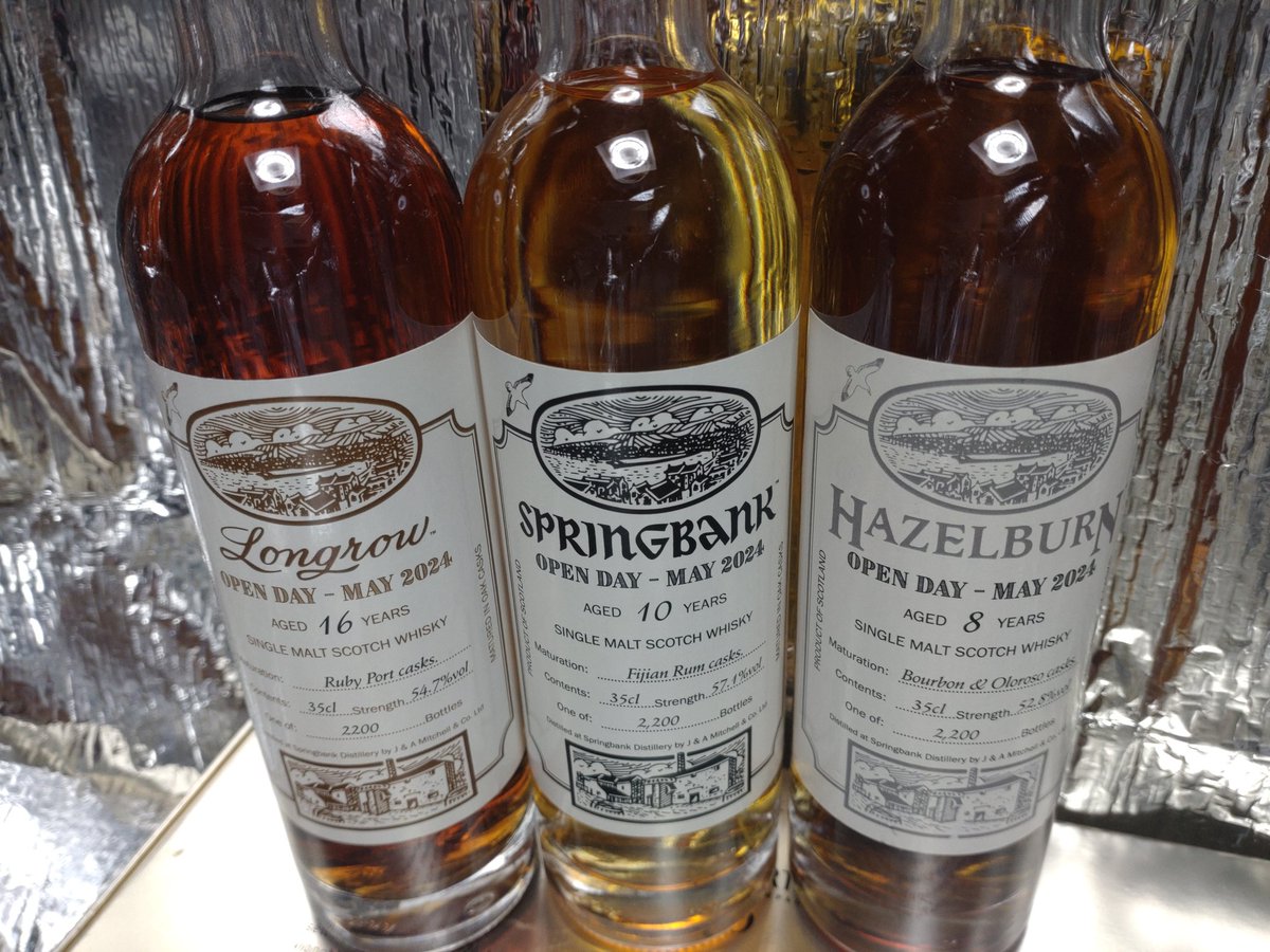 12/21〜1/7〆 スプリングバンク10年 ヘーゼルバーン8年 ロングロウ16年