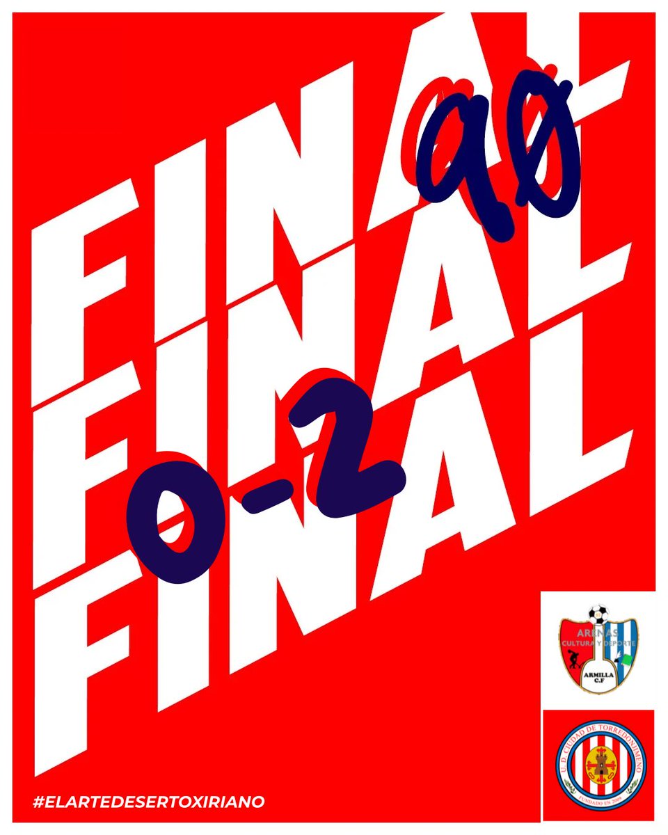 90’ ⏱️⚽️ FINAAAAAAAAL CON VICTORIA TOXIRIANAAAAA

Arenas de Armilla 0️⃣-2️⃣ 𝐔𝐃𝐂𝐓 ❤️🤍

#VamosUDCT #ElArteDeSerToxriano #ArenasdeArmillaUDCT