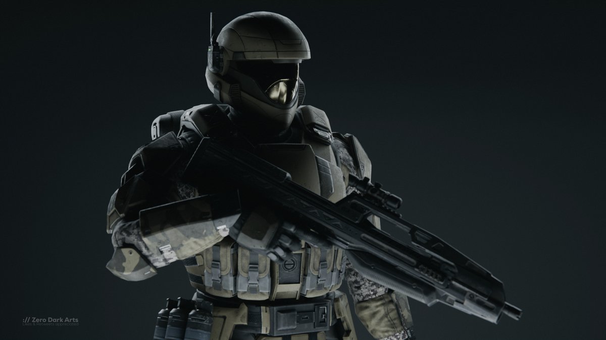 RealOscarMike's tweet photo. :// 3rd Canadian Hell-jumper Regiment.

#Halospotlight #ODST #Helljumper #b3d https://t.co/oV757G9HLD