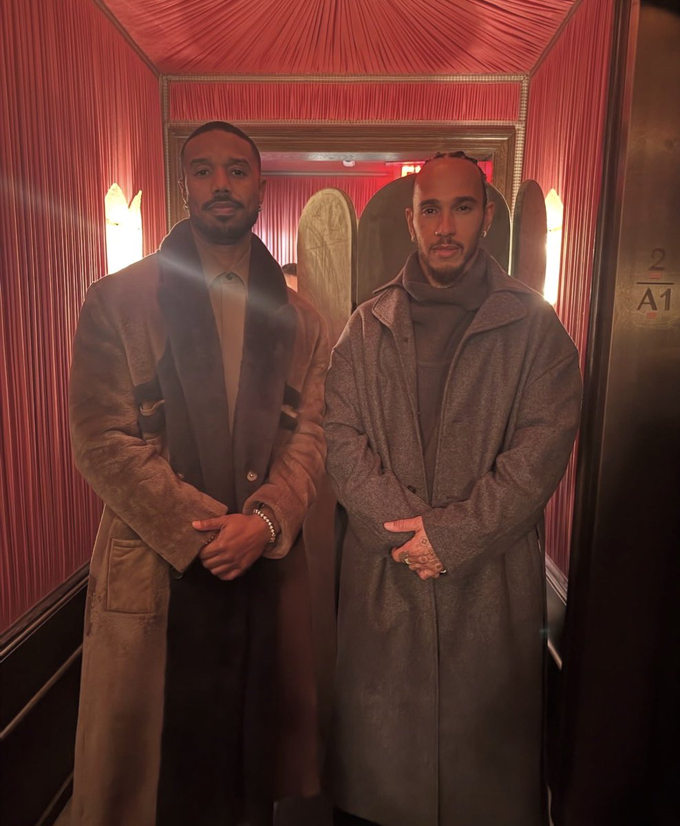 LEWIS HAMILTON AND MICHAEL B. JORDAN