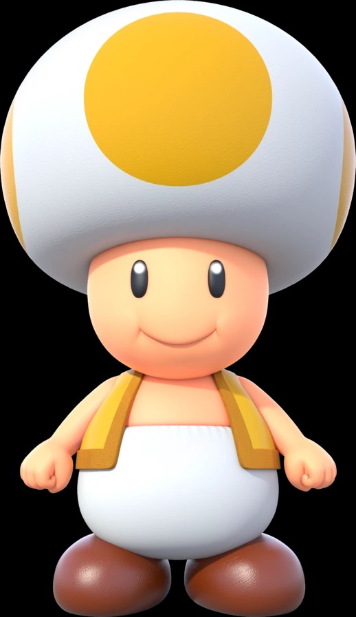 Sometimes I think that the yellow Toad from the New #SuperMarioBros series is like the Luigi of the Toad Brothers. I'm just saying, in NSMBU Deluxe it's a skin for the blue Toad, it doesn't appear in Super Mario 3D World, And in Super Mario Maker 2, he was replaced by Toadette.