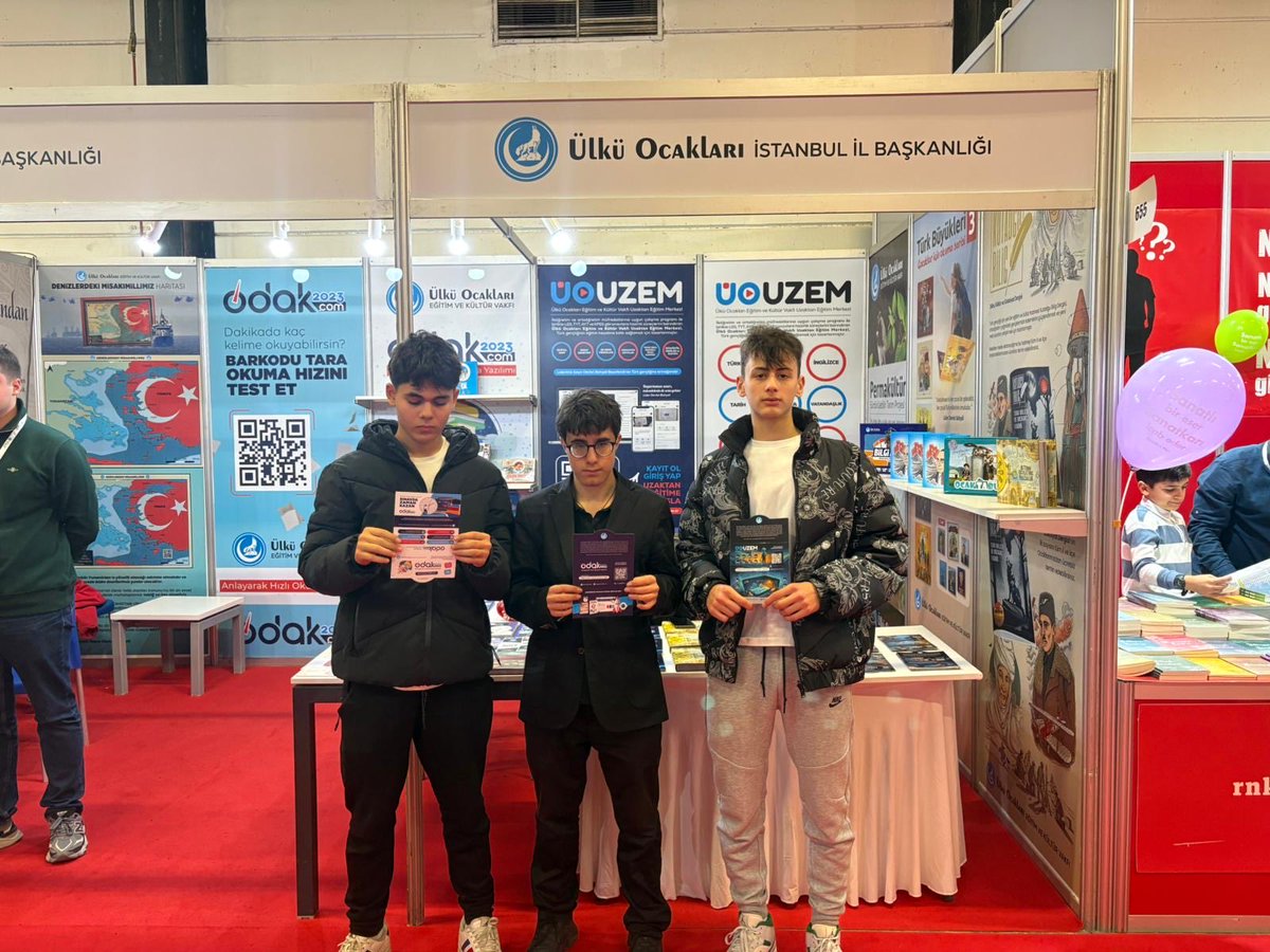 Ülkü Ocakları İstanbul İl Başkanlığımızın TÜYAP’taki standına Türk gençliğinin yoğun ilgisi devam ediyor.

#ÜOUZEM, #ODAK2023 ve daha birçok yayınımızı temin edebileceğiniz standımıza tüm vatandaşlarımız davetlidir. 
🗓️ 13-21 Aralık📍TÜYAP
