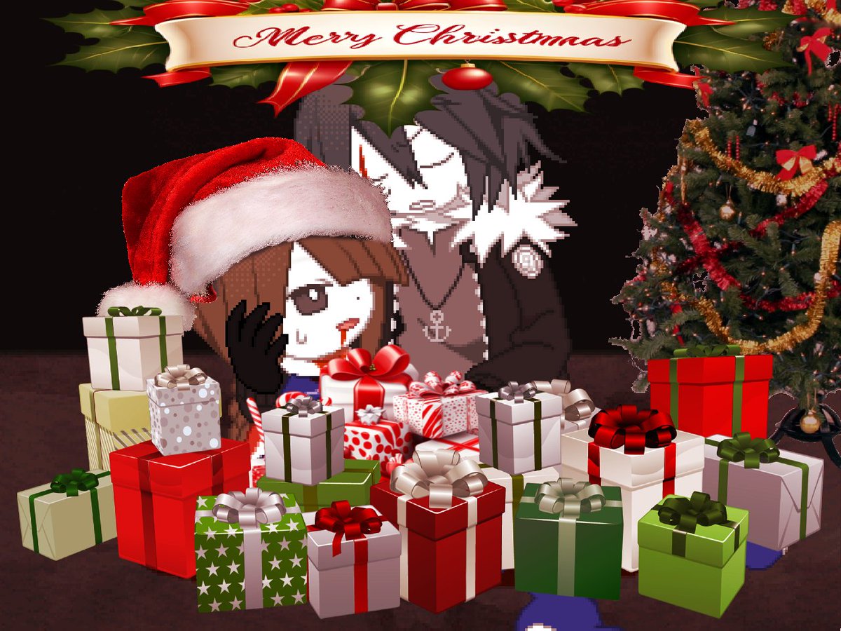 Heartwarming: Sal gifts Wadanohara many presents so she can have a jolly Christmas!
