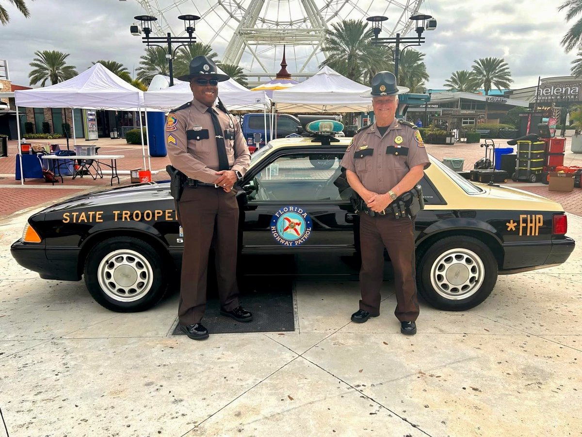By popular demand! Front and center is the iconic 1993 Ford Mustang LX SSP 5.0, a legend of high-performance patrol and pop culture, seen on shows like Miami Vice. Now restored and serving a new mission through community outreach.
Some cars don’t just make history, they become it