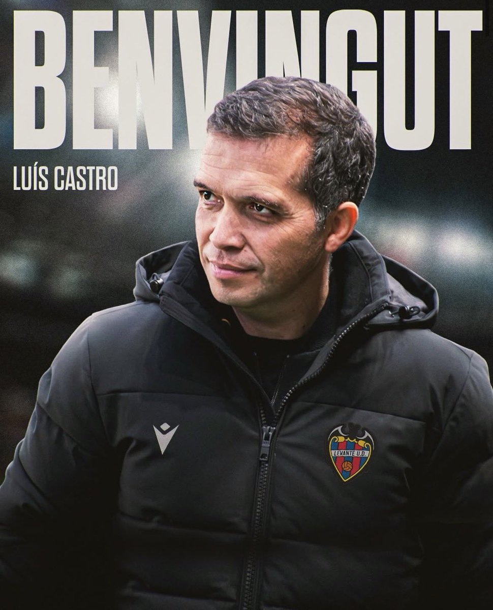 🐸LUÍS CASTRO, nuevo entrenador del <a href="/LevanteUD/">Levante UD</a> 

📝 El técnico portugués firma con la entidad granota hasta junio de 2027. 

🔙 El luso llega procedente del FC Nantes de la Ligue 1.