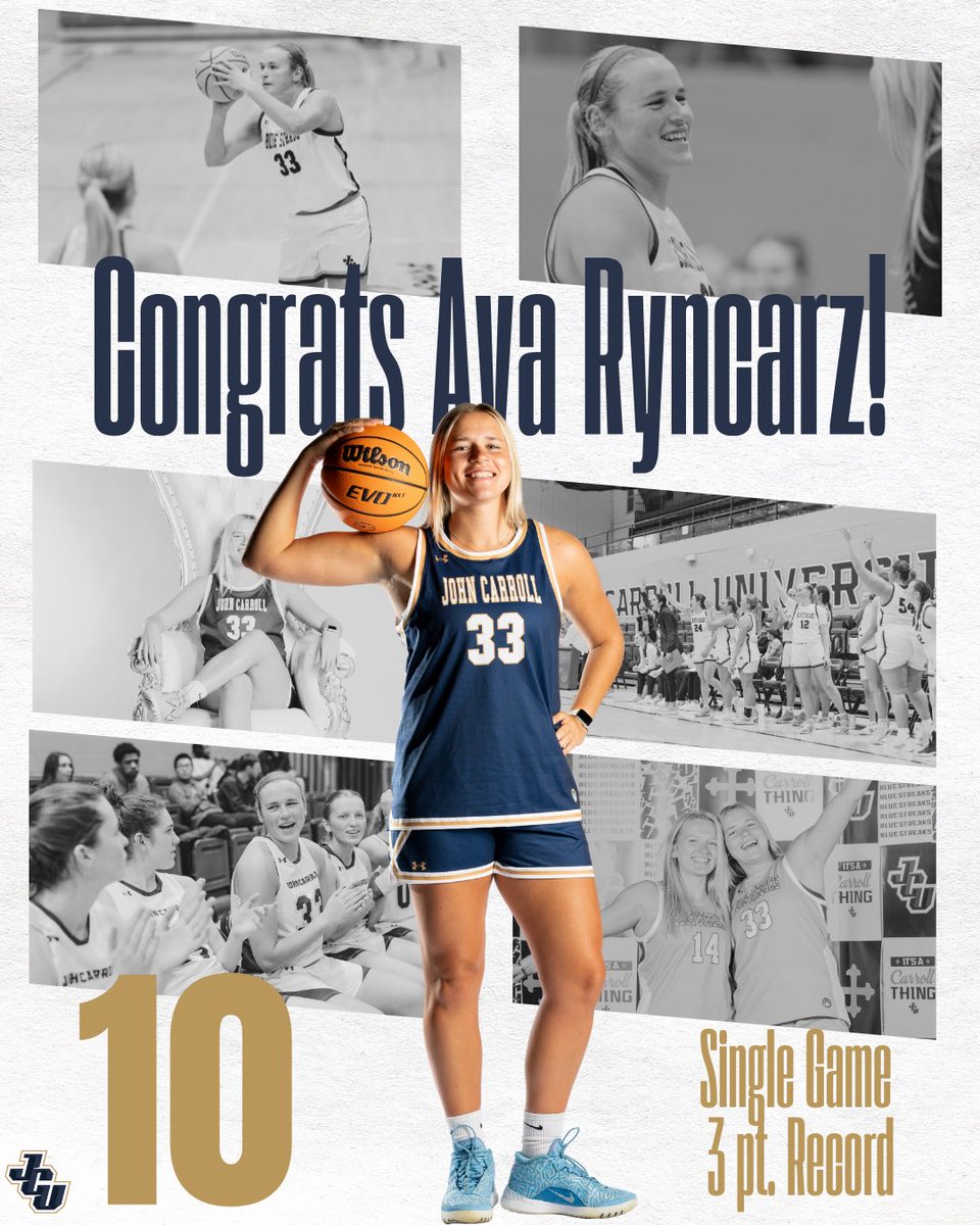 What a day for Ava Ryncarz!

A career high 34 points and a program record for Ava! ⚡️