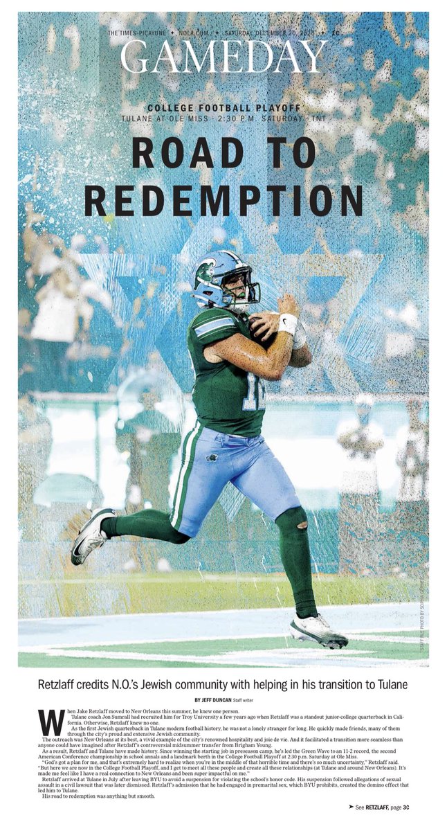Spectacular cover for our CFP wraparound section in today’s Times-Pic. Kudos to the extremely talented Tanya Ramirez.