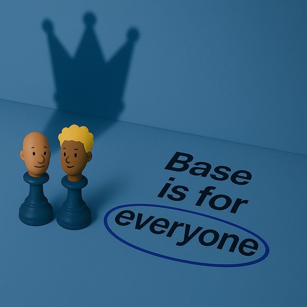 darkhourspd's tweet image. Here’s my Christmas wish.
@brian_armstrong holding my Basepost.

Coined @baseapp 
base.app/content/EkUKQw…