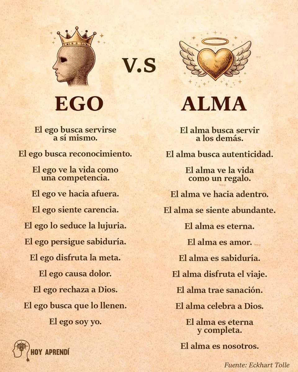 Y así nos movemos, entre el ego y el alma…