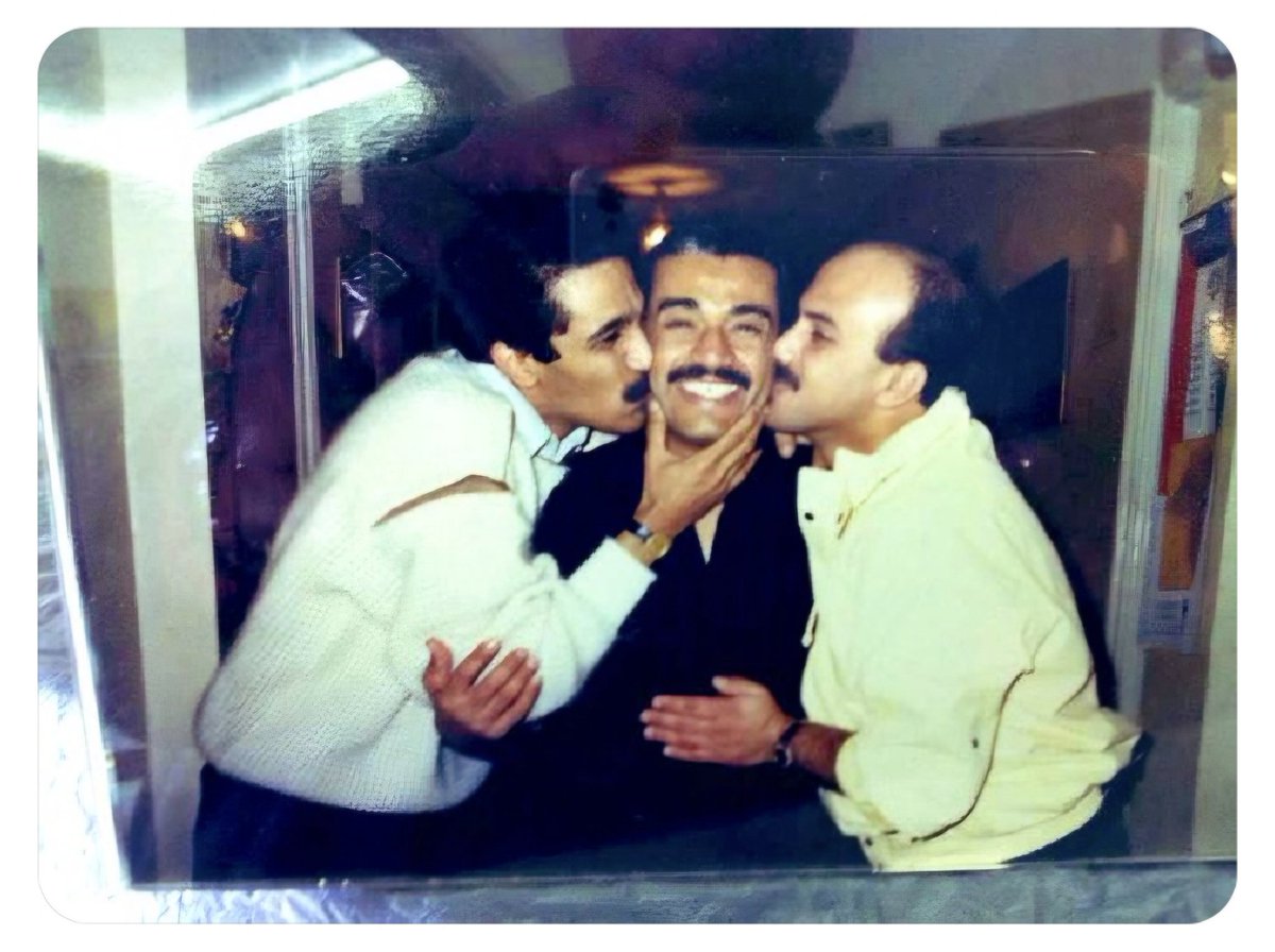 الفنان عبدالله الرويشد ومحمد السلاحي وخالد الشيخ