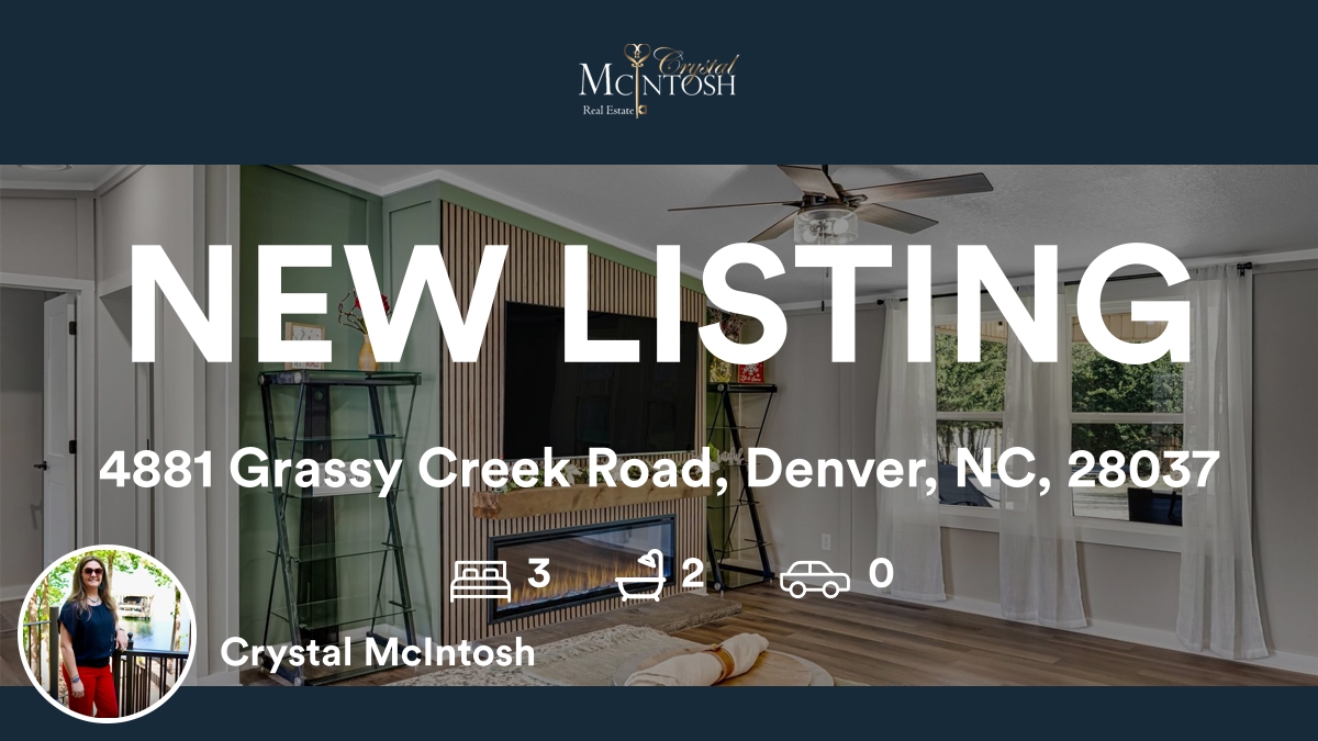Move_w_McIntosh's tweet photo. 🛌 3 🛀 2
📍 4881 Grassy Creek Road, Denver, NC, 28037

My latest listing on RateMyAgent.

https://t.co/q2SRylb6S9

...
#ratemyagent #realestate https://t.co/HxVxp15fxM