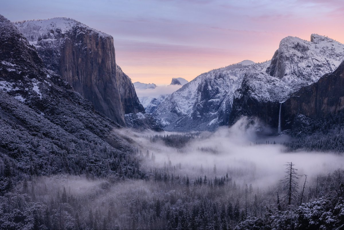 CodyMayer22's tweet image. Yosemite in the Winter