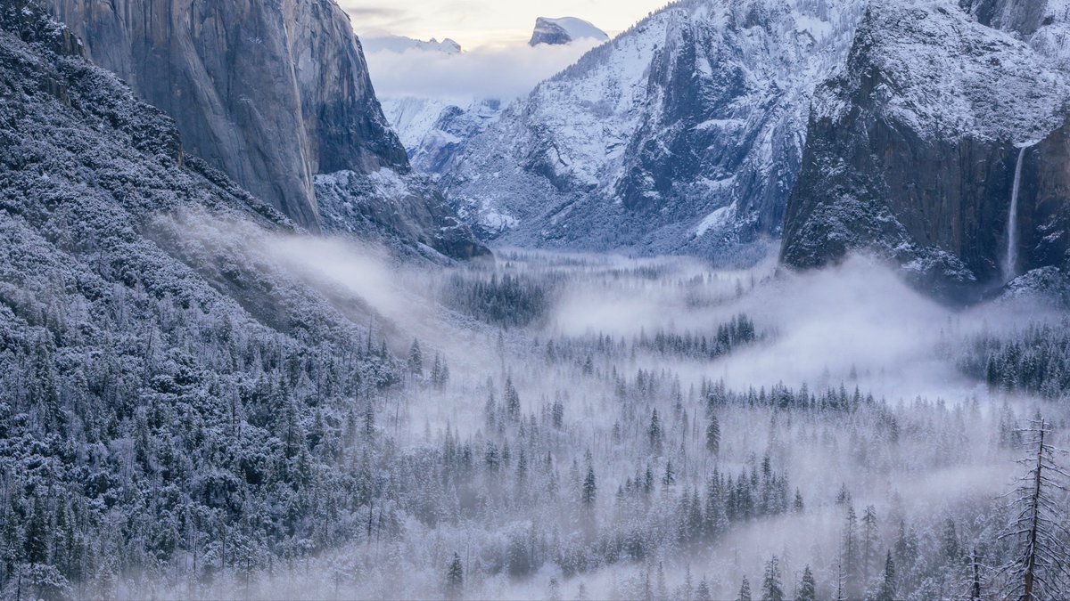 CodyMayer22's tweet image. Yosemite in the Winter