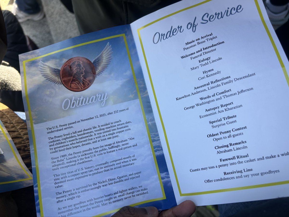 wdym the penny had a funeral 😭