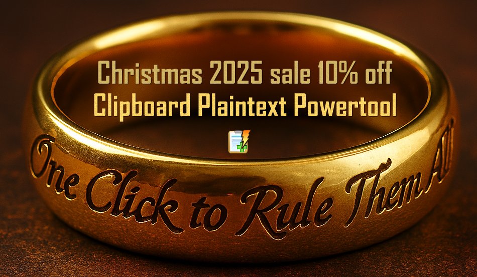 Christmas 2025 sale,  10% off. Get the most advanced clipboard power tool …pboardplaintextpowertool.blogspot.com