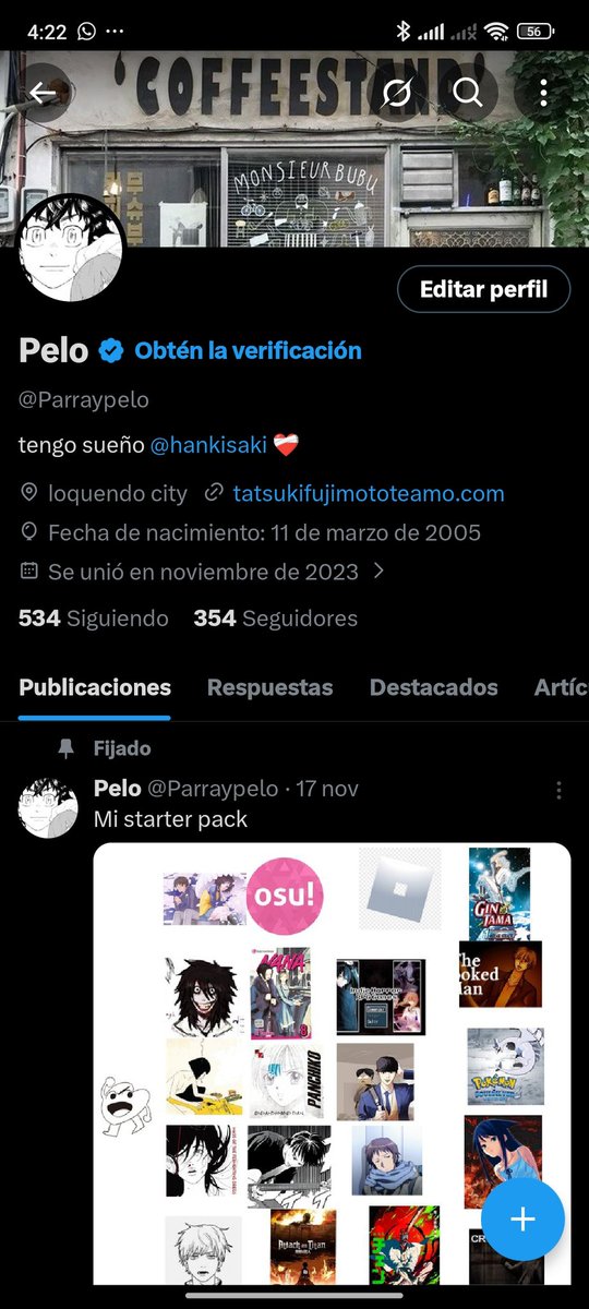ParraypeloV2's tweet image. Hola, era este de acá. Twitter me colocó un shadowban, así que me cree está cuenta. Denle rt así me ayudan a recuperar a mis mutuals 💔