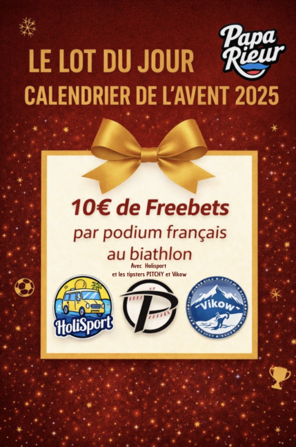 Papa_rieur's tweet image. Des freebets à GAGNER en fonction des podiums francais !
Pour cela RT et follow @HoliSport @Vikow_Prono et @Pitchytips 
N'hesitez pas à les rejoindre sur discord également discord.gg/tgvvbpnWyw
Bonne chance à tus