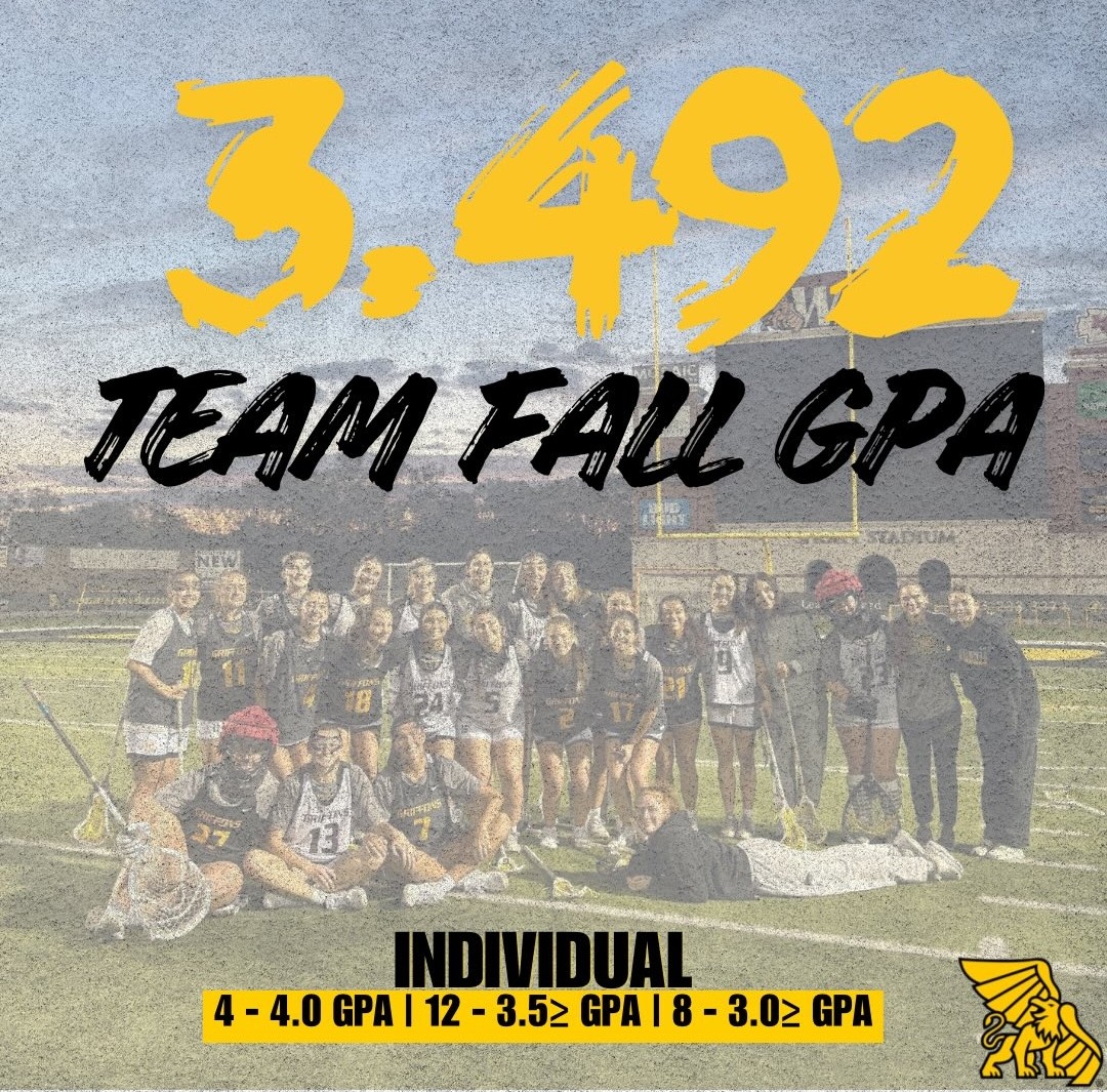 gianacesariolax's tweet photo. Happy to be one of 4 teammates earning a 4.0 GPA this Fall: https://t.co/S0aJF41Nlh Team GPA of 3.492!  🖤 💛 📚 https://t.co/odcde9K3Q3