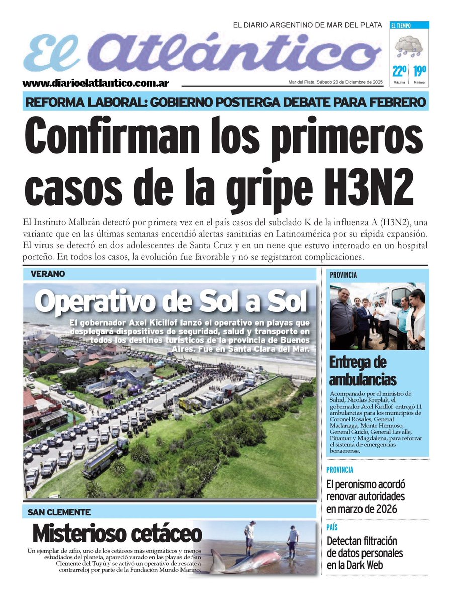 Portada digital del día 20/12/225
