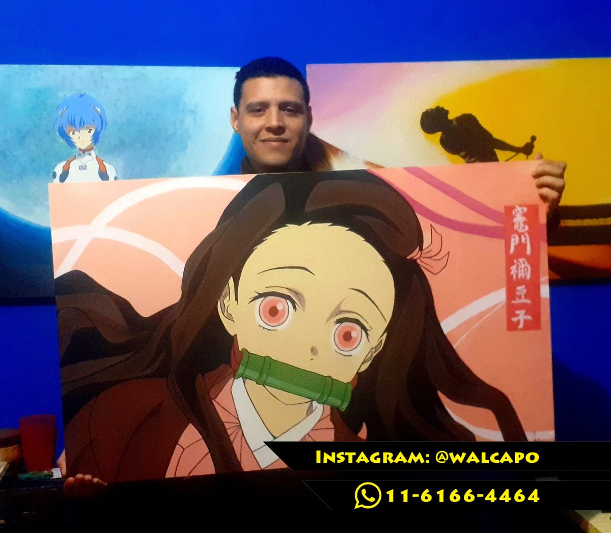 WalcapoArt's tweet photo. Animé para todos los gustos!
.
@WalcapoArt #anime #cuadro #arte #nezuko #DemonSlayer https://t.co/jxlSzFeST9