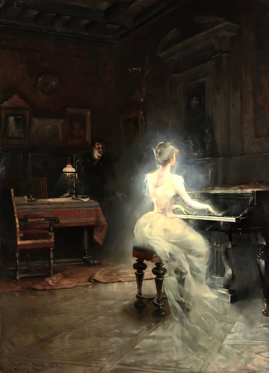 pantomathwar's tweet image. George Roux, Spirit, 1883