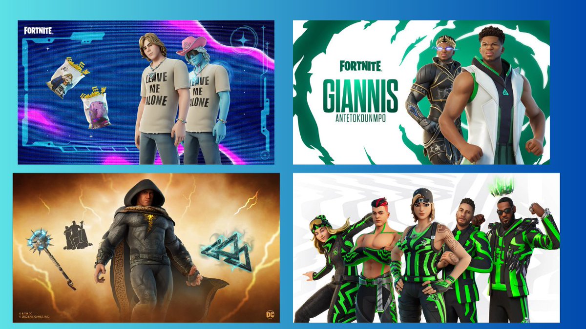 iamdocky's tweet image. Updated #Fortnite Collabs that haven't returned yet, but Could Return Soon