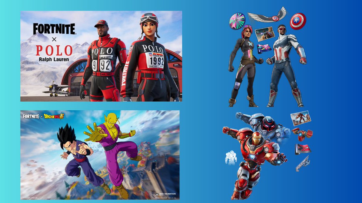 iamdocky's tweet image. Updated #Fortnite Collabs that haven't returned yet, but Could Return Soon